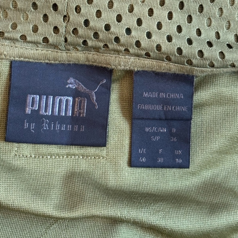 Puma X Fenty Boxing Robe Jacket Green size Small - Picture 7 of 11